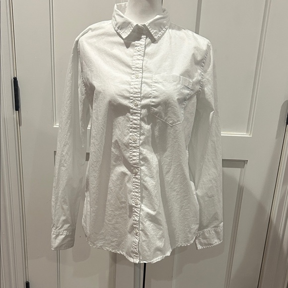 Amazon Tops - Amazon White Button-Down Shirt